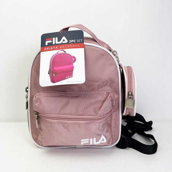 FILA Backpack Arista 2PC Set Pink with straps Brand New (women) - Picture 9 of 11